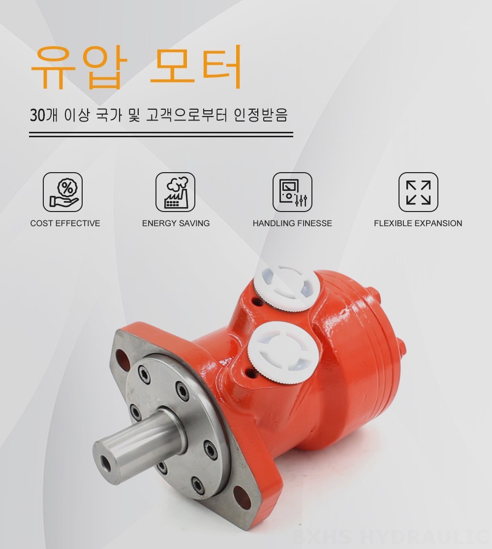 BMR 사이클로이드 유압 모터-3 80 cc/r 53 Lpm 유압 모터